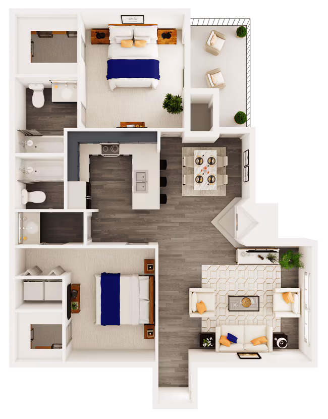 Unit 1031 2087 floor plan